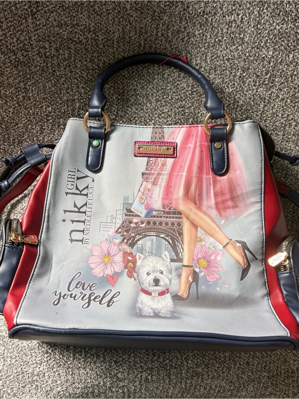 Nikky handle bag by nikky by Nicole Lee.